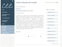 Tablet Screenshot of cee-recherche.fr